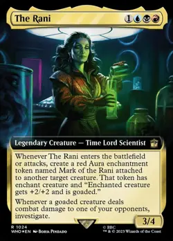 MTG The Rani - Surge Foil - Extended Art, Doctor Who, Lightly Played, English - Image 1
