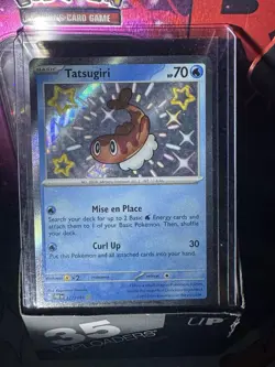 Pokemon TCG Tatsugiri Holo Shiny Rare Card Paldean Fates 127/091 Near Mint - Image 4