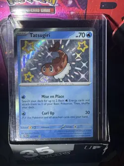 Pokemon TCG Tatsugiri Holo Shiny Rare Card Paldean Fates 127/091 Near Mint - Image 5