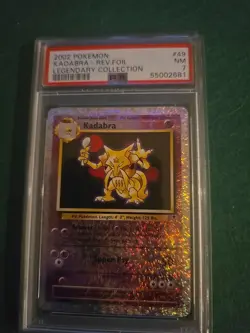 Pokemon Kadabra 2002 Legendary Collection Reverse Foil PSA 7 - Image 1