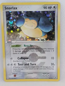 Snorlax 15/112 FireRed & LeafGreen Reverse Holo Ultra Rare Pokemon TCG LP - Image 1