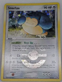 Snorlax 15/112 FireRed & LeafGreen Reverse Holo Ultra Rare Pokemon TCG LP - Image 3