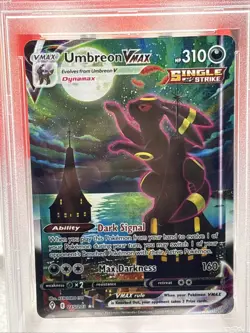 2021 Pokemon SWSH Umbreon VMAX 215/203 Alt Art Evolving Skies PSA 10 Gem Mint - Image 3