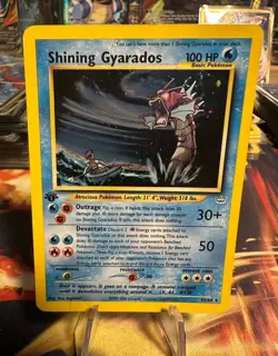 Pokemon Shining Gyarados Neo Revelation 1st Edition Holo LP- MP+ - Image 1