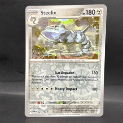 2023 POKEMON PARADOX RIFT STEELIX 125/182 REVERSE HOLO (RARE) - Image 1