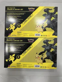 2X Nintendo Pokemon TCG Pikachu and Zekrom-GX Tag Team Premium Collection - Image 2