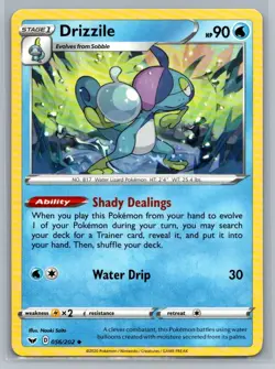 Drizzile 56/202 Sword & Shield Uncommon Pokemon TCG 2020 - Image 1