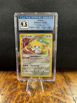 Jirachi 119/185 Amazing Rare Vivid Voltage Pokemon CGC 9.5 (Reholder CGC 10!) - Image 1