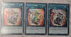 Yu-Gi-Oh! Ready Fusion (x3), Secret Rare, 1st Edition, DAMA, NM - Image 1