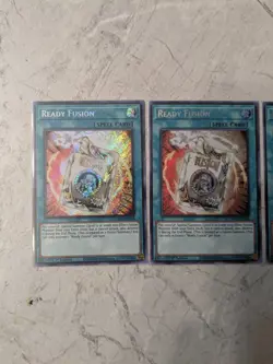 Yu-Gi-Oh! Ready Fusion (x3), Secret Rare, 1st Edition, DAMA, NM - Image 2