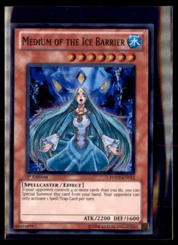 Yu-Gi-Oh Medium of the Ice Barrier Hidden Arsenal 2 HA02-EN012 1st Edition Holo - Image 1