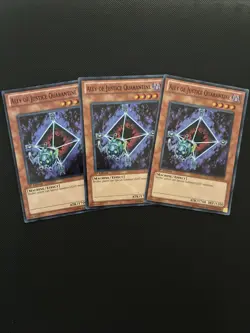 Ally of Justice Quarantine - x3 *Playset* HA03-EN051 1st Ed. Super Rare LP/NM - Image 1