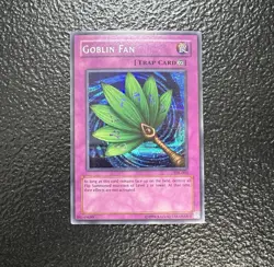 Yu-Gi-Oh! Goblin Fan TFK-003 Prismatic Rare Promo Very Lightly Played x1 - Image 1