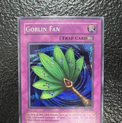 Yu-Gi-Oh! Goblin Fan TFK-003 Prismatic Rare Promo Very Lightly Played x1 - Image 2