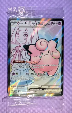 Lillie's Clefairy ex 195 Sv: Scarlet & Violet Promo Cards Holo Pokemon (SEALED) - Image 1