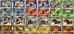 set of 12 authentic Pokemon Card Japanese Radiant Steelix Heatran Tsareena - Image 1