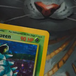 Nidoqueen Holo Rare 7/64 Pokemon Jungle Played Single Card No Set Symbol WOTC - Image 5