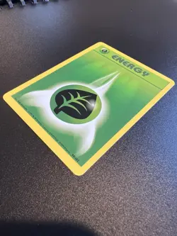 Grass Energy 99/102 Base Set Unlimited 1999 Pokemon Card Common NM - Image 4