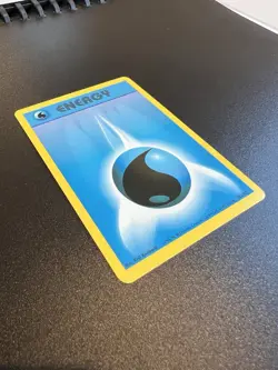 Water Energy 102/102 Base Set Unlimited 1999 Pokemon Card Common LP - Image 3