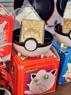 Set Of 6 Pokemon 23K Gold Plated Trading Card 1999 Limited Edition Original - Image 2