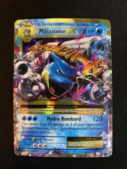 Pokemon Mega M Blastoise EX Holo Card 22/108 XY-Evolutions Ultra Rare - Image 1