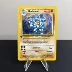 Machamp / Machomei - 1st Edition - Pokemon Card - 8/102 - Base Set - German HP - Image 1