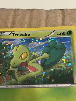 Treecko 1/12 2015 Pokemon TCG Card McDonald's Promos Holo - Image 2