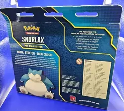 Pokemon TCG: Snorlax Card & Pin Collection 3 Booster Packs New - Image 3