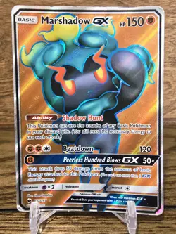 Pokemon Card TCG Marshadow GX (Full Art) 137/147 Sm-Burning Shadows Holo HP - Image 1