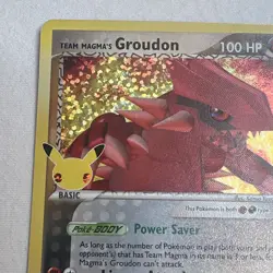 Team Magma's Groudon 9/95 Pokemon Celebrations Card - Image 2
