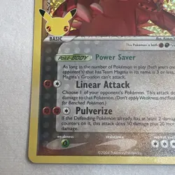 Team Magma's Groudon 9/95 Pokemon Celebrations Card - Image 5