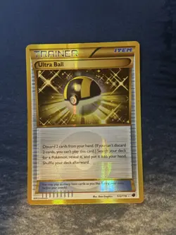 Ultra Ball #122/116 Plasma Freeze Holo Secret Rare Pokemon Card (2013) - Image 1