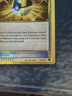 Ultra Ball #122/116 Plasma Freeze Holo Secret Rare Pokemon Card (2013) - Image 4