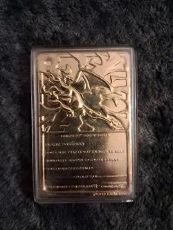 Pokemon 23K Gold Plated CHARIZARD Trading Card Collectable - Vintage from 1999 - Image 2