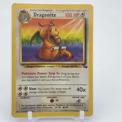 Dragonite 19/62 Fossil Unlimited - Non Holo Rare - WOTC Pokemon Card - HP - Image 1