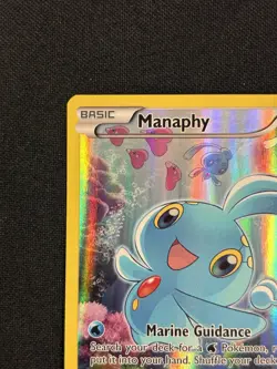Manaphy XY113 XY Generations Mytical BLACK STAR Promo Pokemon Card - Image 2