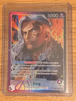 King Leader Alt Art Leader OP08-057 One Piece Card Game - Image 3