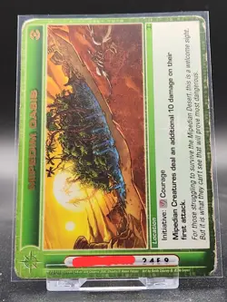 Chaotic Card : Mipedim Oasis Dawn Of Perim Dop First Edition Rare Location Dmg - Image 1