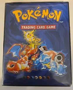 VINTAGE CARD-FILLED 1999 POKEMON TRADING CARD GAME Collector's Album - Image 1