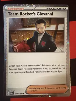 Team Rocket's Giovanni (Cosmos Holo) Uncommon Miscellaneous Cards & Products 174 - Image 1