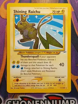 Shining Raichu - 111/105 - Neo Destiny - Secret Rare Holo - Vintage Pokemon Card - Image 1