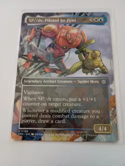 SP dr, Piloted by Peni 0199 (Borderless) MTG Magic Marvel's Spider-Man - Image 1
