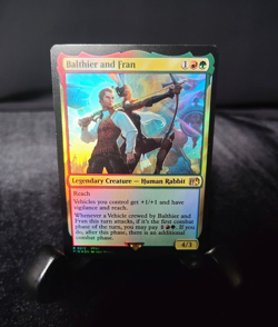 FOIL BALTHIER AND FRAN mtg NM Final Fantasy 1 Rare #213 - Image 1