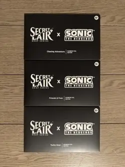 Magic The Gathering Secret Lair x Sonic the Hedgehog Rainbow Foil Bundle OPENED - Image 1