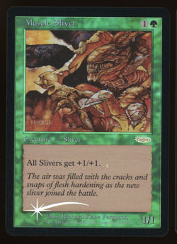 Muscle Sliver - Foil - MTG Friday Night Magic 2003 - RareCo - Image 1