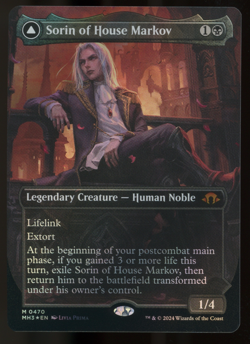 Sorin of House Markov - TEXTURED FOIL - MTG Modern Horizons 3 - RareCo - Image 1
