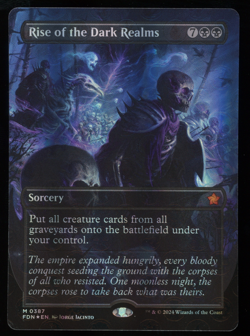 Rise of the Dark Realms - Mana Foil - Borderless - MTG Foundations - RareCo - Image 1