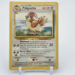 Pidgeotto 22/102 Base Set WOTC Unlimited Rare - Pokemon Card - HP - Image 1