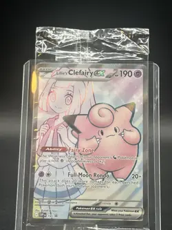 [ SEALED ] Lillie’s Clefairy EX 195 Black Star Promo Premium Tournament Collect - Image 1