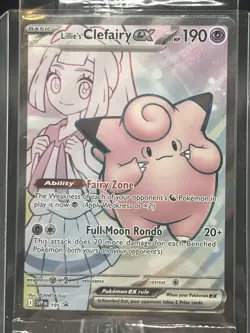 [ SEALED ] Lillie’s Clefairy EX 195 Black Star Promo Premium Tournament Collect - Image 2